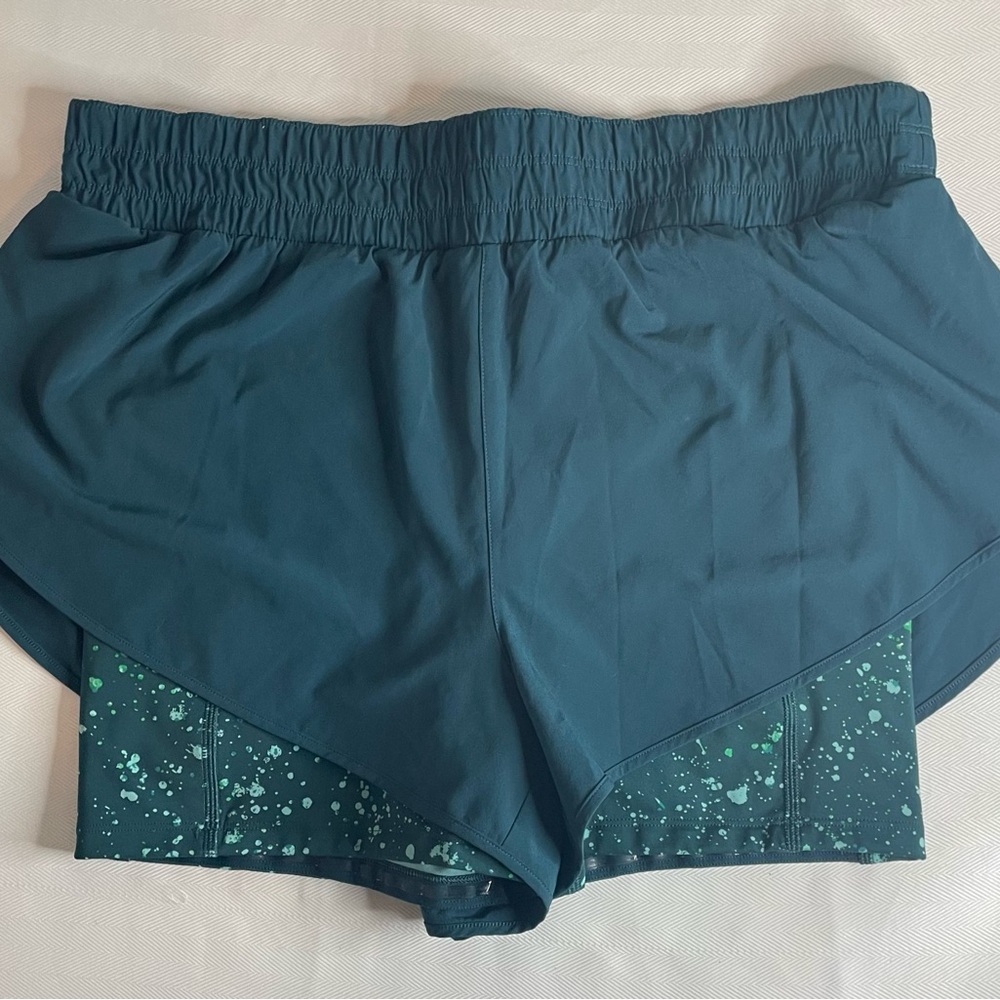 Athleta Hiit It 2 In 1 Running Athletic Shorts